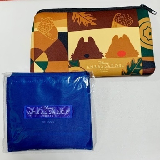 【売却済】ディズニーホテル宿泊者限定エコバッグ＆ポーチ