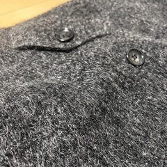 モヘア混合　ショートコート　中古品の画像