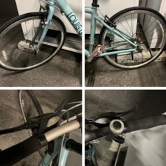 【値下げ】★店頭にて試乗可★J3303 LOUIS GARNEAU ルイガノ RSR-4 フラットロードバイク 外装2×8段変速 450ｍｍ クリーニング、簡易メンテナンス済み　【リユースのサカイ柏店】 中古自転車 　流山市 中古自転車 松戸市 中古自転車 我孫子市 中古自転車 船橋市 中古自転車 守谷市 中古自転車 取手市 中古自転車の画像