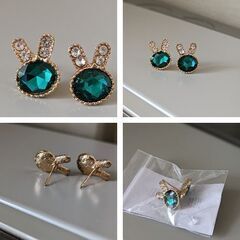うさぎピアス（新品）2個セットの画像