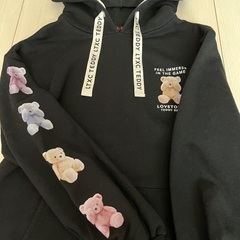 ラブトキシックのパーカーワンピースM(150)の画像