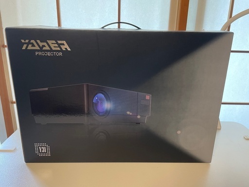 使用済みYABER プロジェクター 6600lm 1920×1080リアル解像度 9000--\u003e7000円
