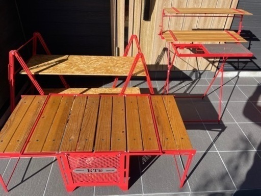 ネイチャートーンズ〔テーブル・キッチン・ラック〕セット