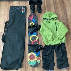 お値下げしました！キッズ 140cm スノボセット