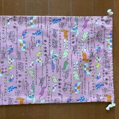 ハンドメイドの体操着入れ
