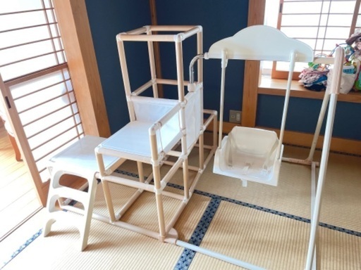 【ジャングルジム・すべり台・ブランコ】キッズパークSP