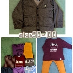 【あげます】size90-100 used 子供服