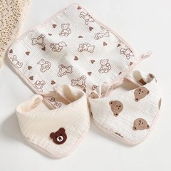 くまさんスタイ タオル ハンカチ 3枚セット 新品未使用