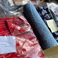 【交渉中】和布ハギレ、反物　全１７種の画像