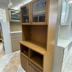 ⭐今村家具工芸 2面レンジボード ✨定価￥79,980✨ フルスライドレール スチームオーブン対応  耐震ラッチ⭐869
