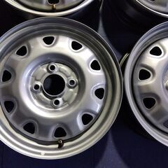 軽自動車 14インチ 鉄/スチールホイール【富山】N-BOX ムーヴ タント ミラ ワゴンR アルト スペーシア エブリィ アトレー バモス DAYZ EK デイズ Nボックス NBOXの画像