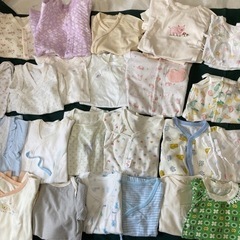 新生児産着、ロンパース4枚