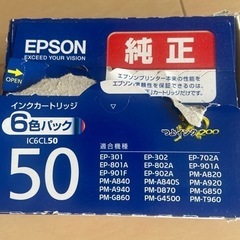 インクカートリッジ　ライトシアンのみ　EPSON純正の画像