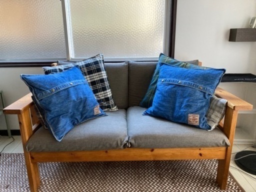 フィンランド製　2人掛けソファ　　北欧　無印　ニトリ　IKEA