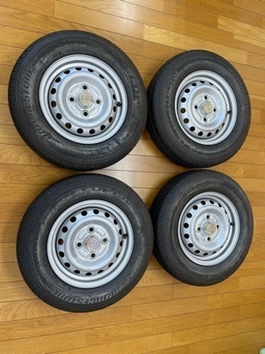 (お話し中)[値下げ]HONDA  N-VAN  純正タイヤ･ホイール４本セット