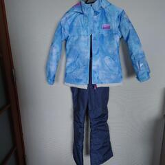 140サイズ　イオン　スキーウェア　雪遊び　ブルー