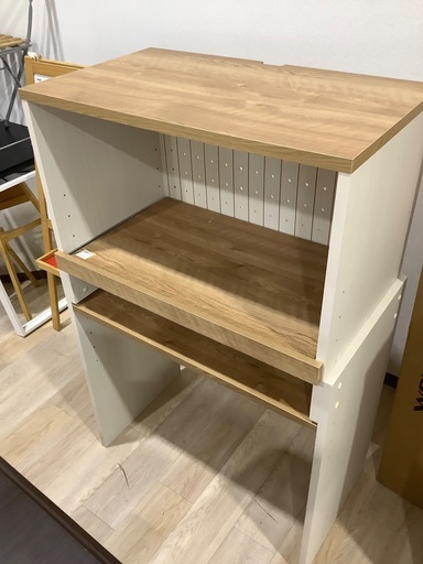 キャビネット ナチュラルxホワイト　入荷致しました！