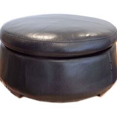 ☆ 新札幌発 ACTUS Five by Five ラウンドオットマン アクタス 牛革