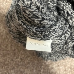 親子リンクニット帽の画像
