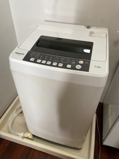Hisense  5.5k洗濯機　2019年製