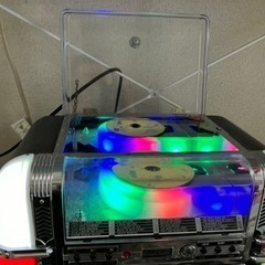 【完動品/おしゃれ】ジュークボックス型 CDプレーヤー ラジオ MP3の画像
