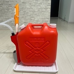 灯油ポリタンク　電動ポンプ