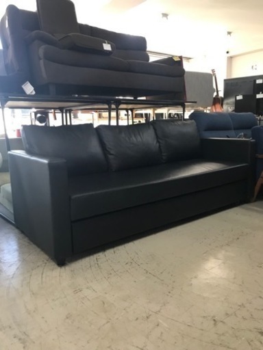 O2401-423 ニトリ ソファーベッド 3人掛け NOARK キズ汚れ有り