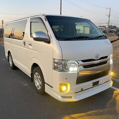 レジアスエースバンQDF-KDH201V★車検７年１月★純正ナビ...