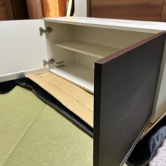 ナスラック　洗面吊り戸棚　ウォールキャビネット　ブラウン900