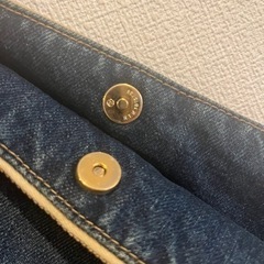 Denime ドゥニーム　デニム クラッチ バッグ　ほぼ新品の画像