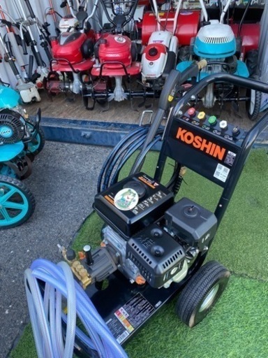 ?【高圧洗浄機】農機具洗い･洗車に･お家の清掃に4.7馬力エンジン【電動工具高価買取＆販売リサイクルSHOPアールワン田川】