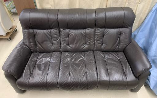 【３人掛けソファ】３人掛けソファ ダークブラウン　幅175 ケイラック朝霞田島店　GM932