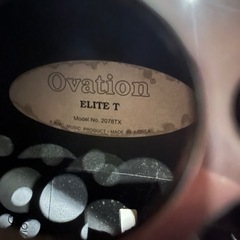【プリアンプのみ撤去済ケーブルは残置】Ovation 2078TXエレアコの画像