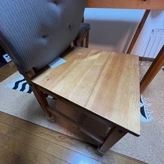 正方形ダイニングテーブル＋椅子2脚セットの画像