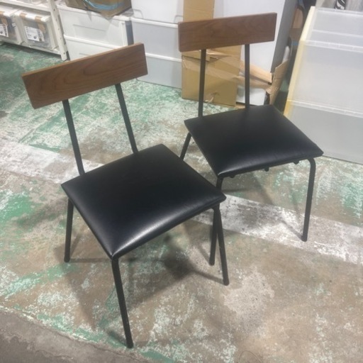 イス2脚セット　ダイニングテーブル用