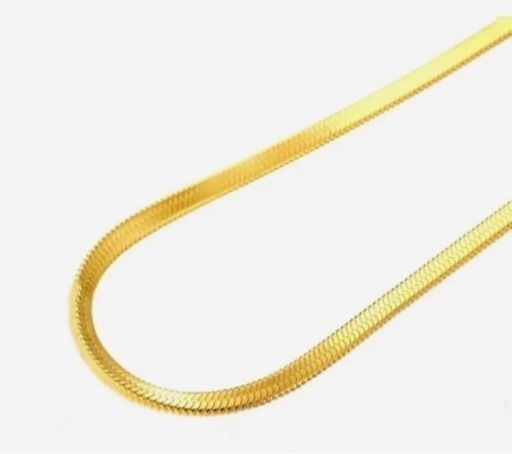 18金蛇骨ネックレス