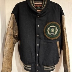古着 ビンテージ レザー スタジャン ジャンパー