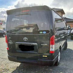 自社ローン＆自社リースで大丈夫です!!予審審査に自信の無い方、安心してどうぞ！ハイエースバン　スーパーGL　ダークプライム入庫しました♡内装パノラマ画像あり！の画像