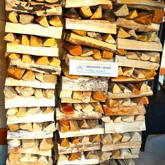 【SALE】広葉樹乾燥薪【300㎏★無料配送収納】