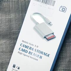 『送料無料』★ iPhone カメラアダプタ カメラカードリーダ...