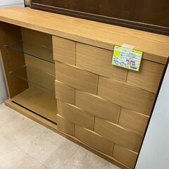 キャビネット コレクション 収納棚 ダウンライト付き★ 天然木 ...
