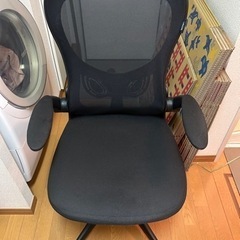 【無料】オフィスチェア ブラック