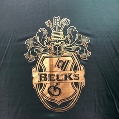 終了　beck's大型傘　2本まとめて！　145cm  再値下げしました‼️の画像