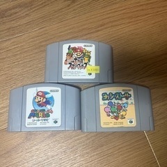 NINTENDO64 セット　ソフト3本の画像