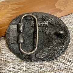 [希少:ヴィンテージ:未使用保管品]Harley Davidson ハーレーダビッドソン バックル/1991年製/ロゴ/イーグルの画像