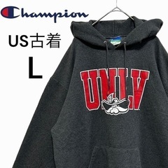 インポート古着！Champion/チャンピオン　BIGロゴカレッ...