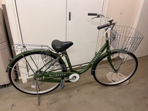 【自転車】(落ち着いたグリーンカラー)