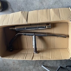 ドラッグスター400　2in1クラシックマフラー(ステンレス)タイプ5【中古】の画像