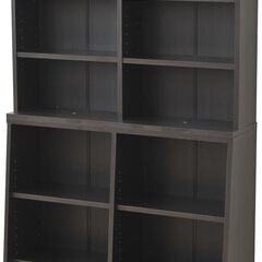 山善 本棚  SCOR-1890(DBR) 