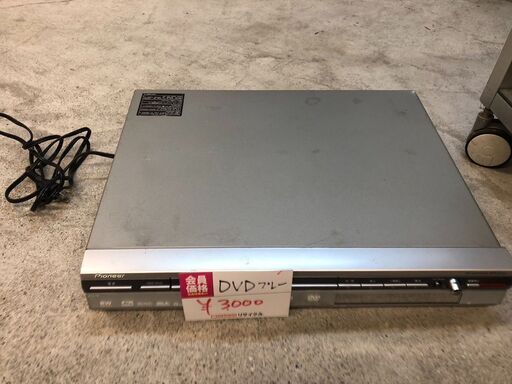 ☆中古￥3,000！Pioneer　DVDプレーヤー　家電　VRW1986-A型　【BA105】